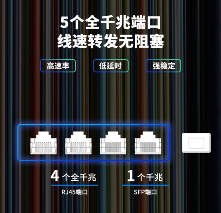 TP-LINK 5口全千兆Web網管PoE交換機