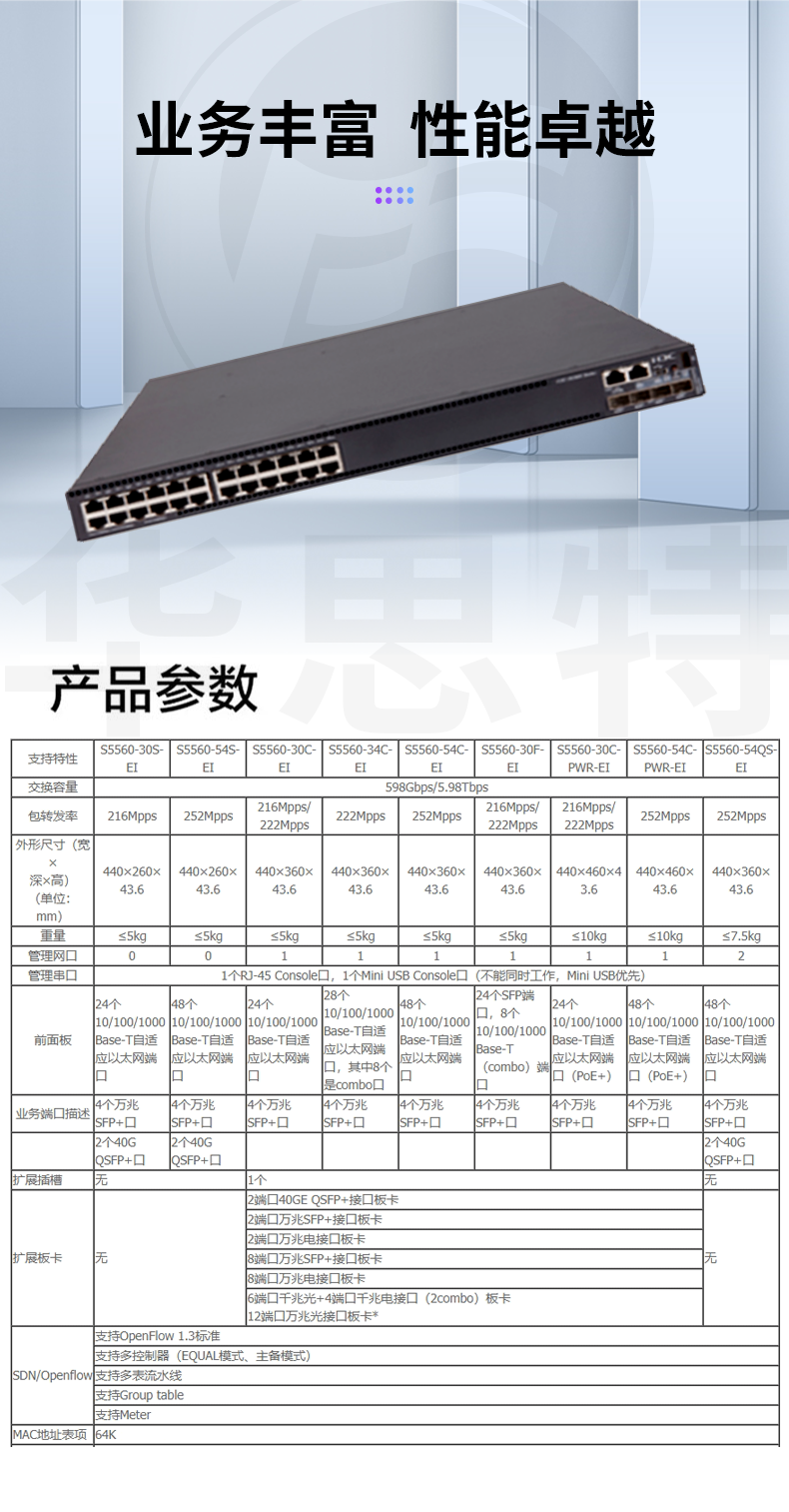 華三交換機(jī) LS-5560-30C-EI