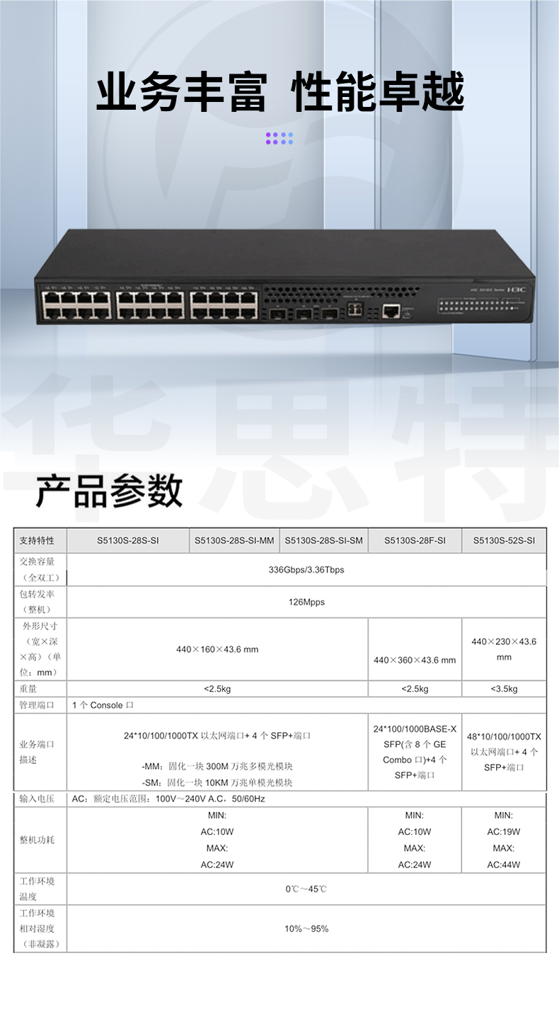 H3C交換機(jī) S5130S-28S-SI-MM