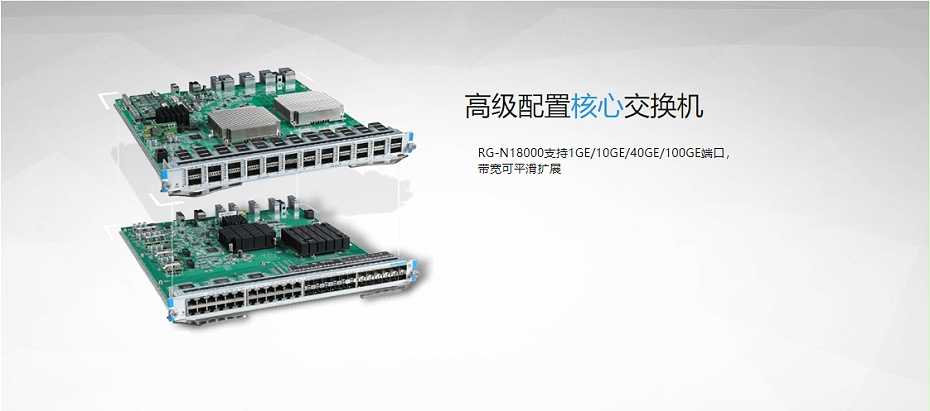 銳捷云架構(gòu)網(wǎng)絡三層框式核心交換機