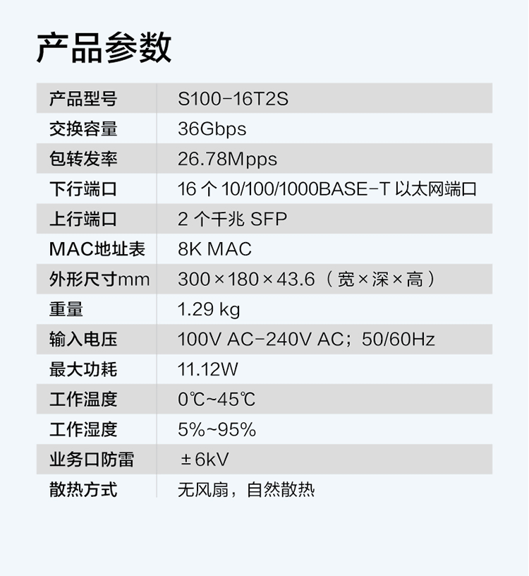 華為S100-16T2S 企業(yè)級16口千兆交換機(jī)