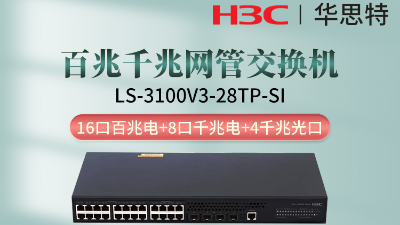 H3C交換機(jī) LS-3100V3-28TP-SI