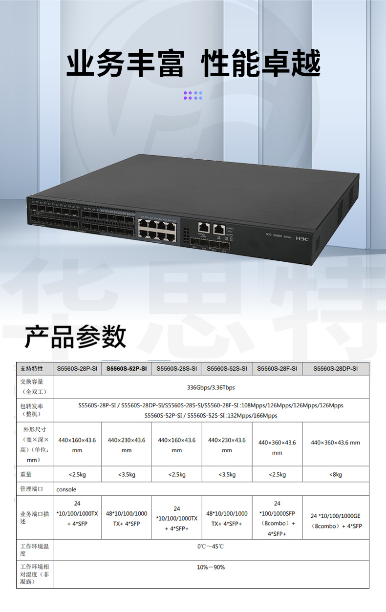 華三 LS-5560S-28F-SI 核心交換機(jī)