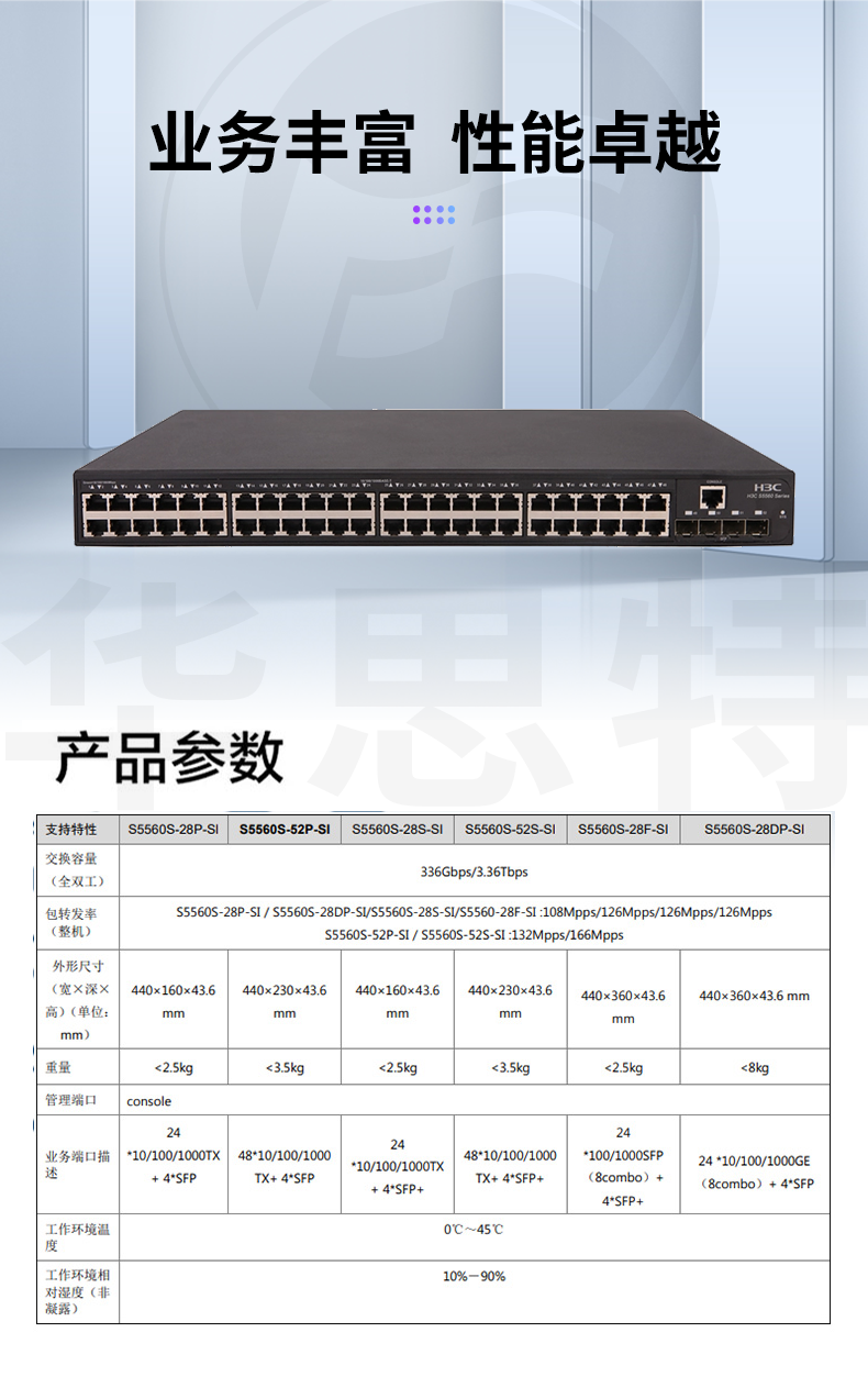 華三 LS-5560S-52P-SI 交換機(jī)