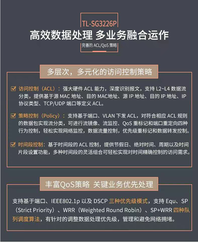 TP-LINK 24口全千兆網管PoE交換機