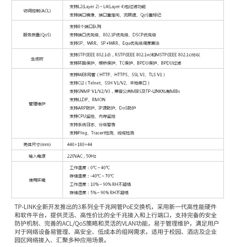 普聯(lián)TL-SG3218PE 18口千兆二層網(wǎng)管企業(yè)級(jí)POE交換機(jī)