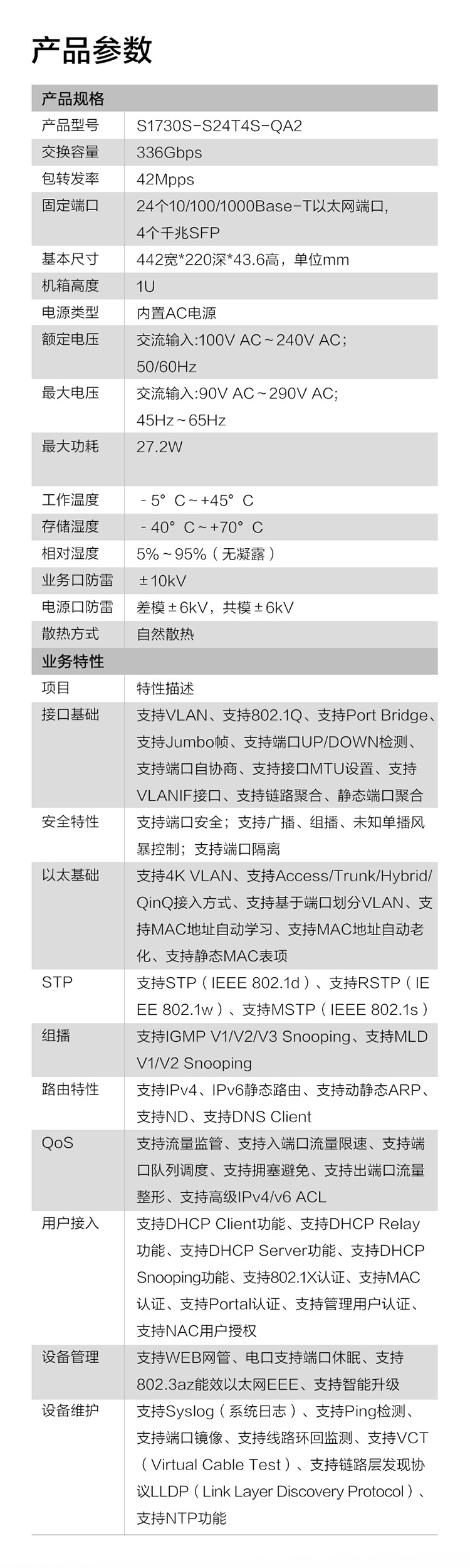 華為網絡交換機